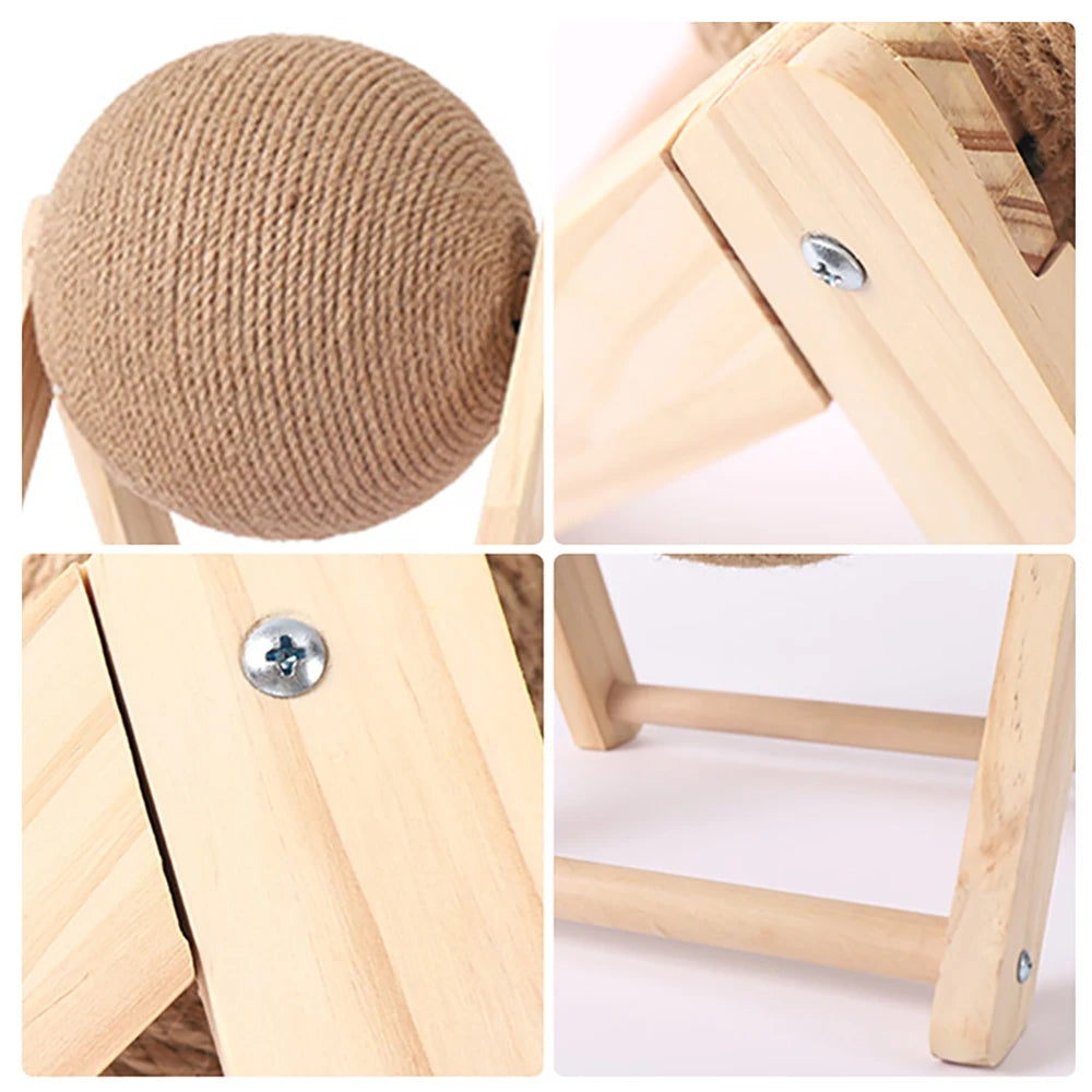 Sisal Cat Scratching Ball – Interactive Toy & Paw Grinder for Happy, Healthy Cats