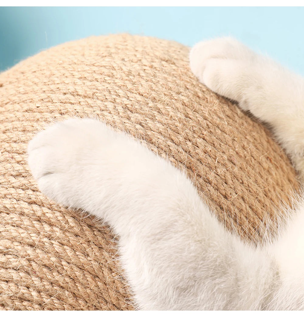 Sisal Cat Scratching Ball – Interactive Toy & Paw Grinder for Happy, Healthy Cats