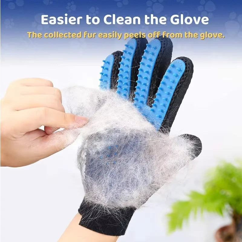 2-in-1 Pet Grooming Kit – Dual-Sided Brush & Bath Glove for Dogs, Cats & Small Animals