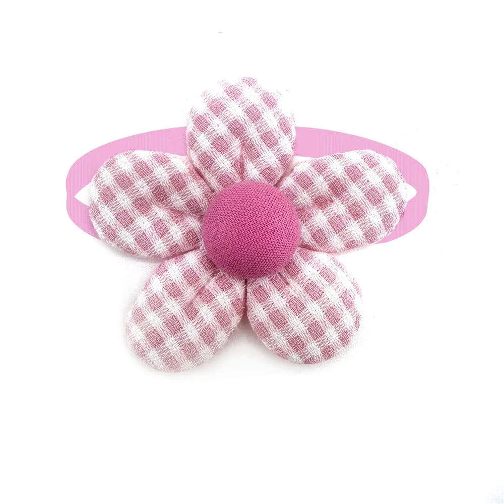 50/100pcs Adjustable Pet Bowties – Cute Lattice Style Dog Neckwear for Small Dogs & Puppies
