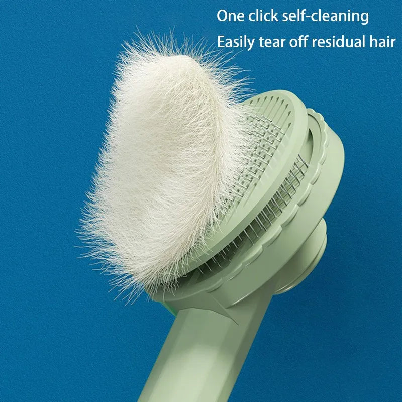 PurrEase™ Cat Hair Remover Brush – Gentle Grooming for Cats & Kittens