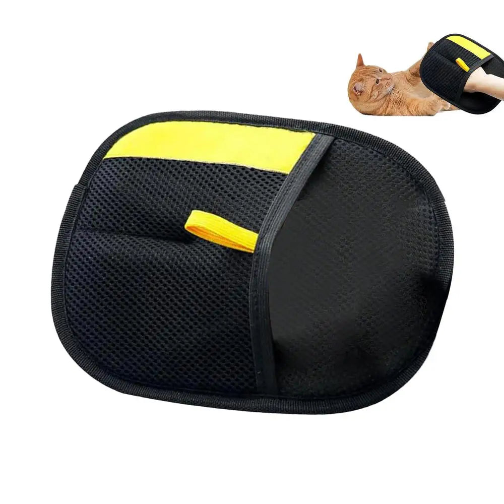 Static Dedusting Pet Grooming Gloves – Hair Remover for Dogs & Cats