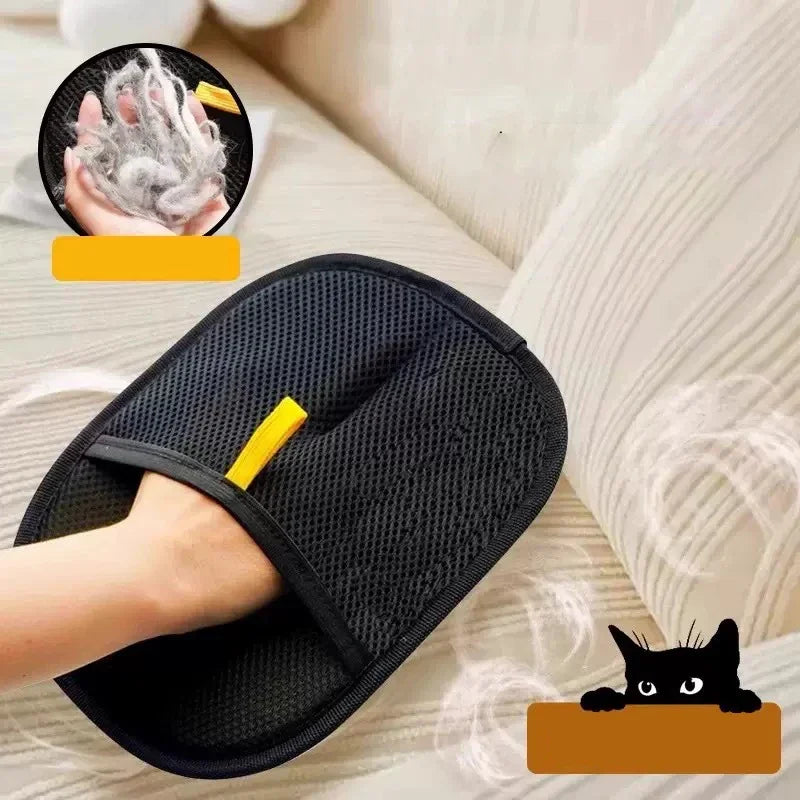 PurrfectGlide™ Cat Grooming & Hair Removal Gloves