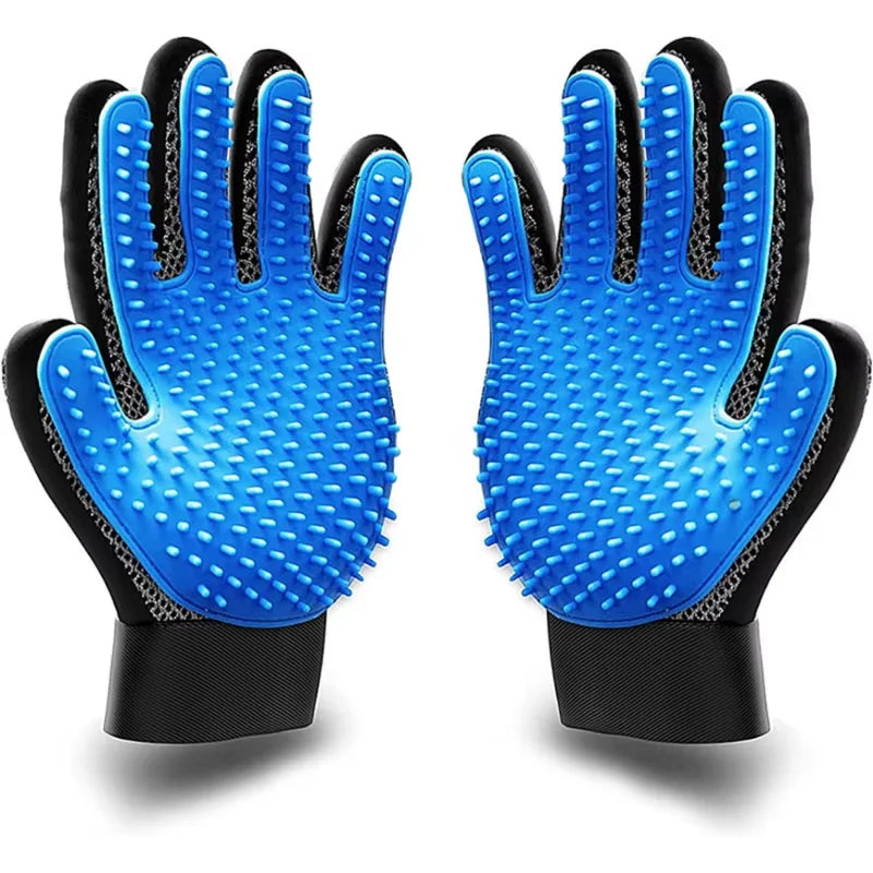 2-in-1 Pet Grooming Kit – Dual-Sided Brush & Bath Glove for Dogs, Cats & Small Animals