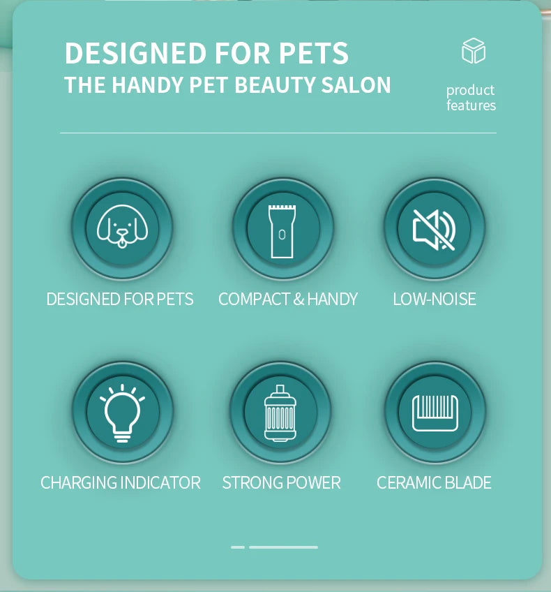 SilentTrim™ Professional Wireless Pet Grooming Shear