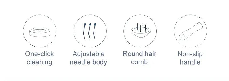 Dual-Sided Dog & Cat Hair Remover Brush – Grooming Comb for Long Hair Pets