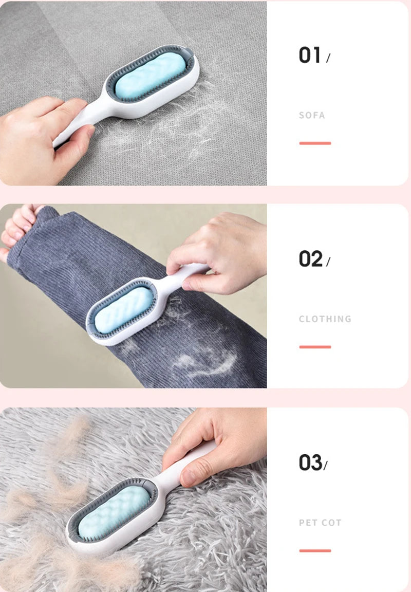 CleanSweep™ Hair Removal Comb with Wipes – Upgraded Grooming Kit for Cats & Dogs