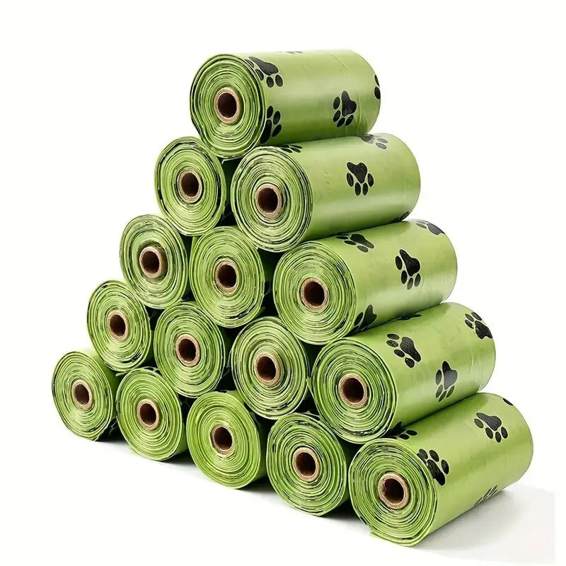 240 Heavy-Duty Leak-Proof Dog Waste Bags (16 Rolls)