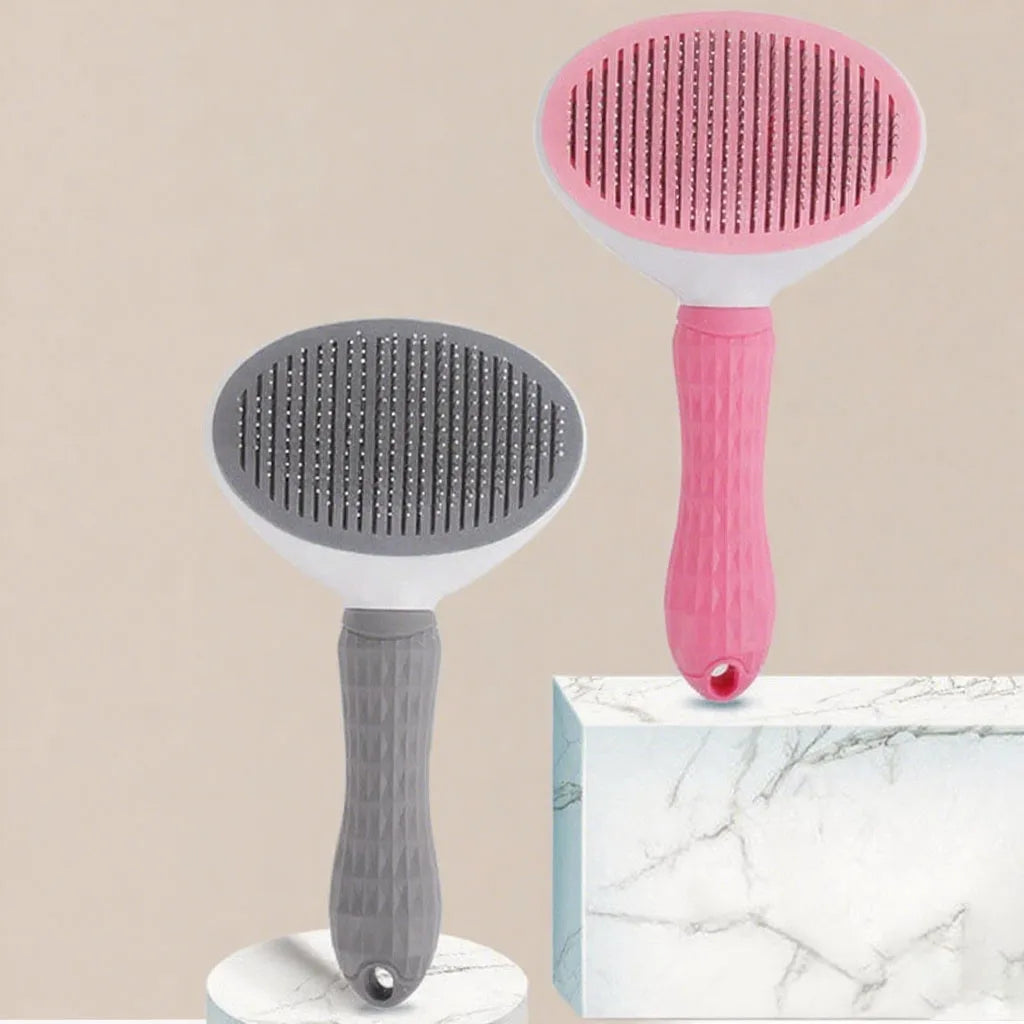 FurSweep™ One-Click Auto-Cleaning Pet Grooming Brush