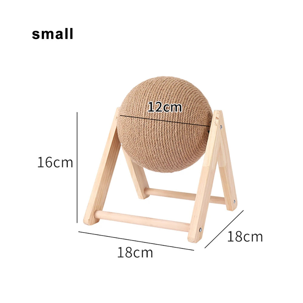 Sisal Cat Scratching Ball – Interactive Toy & Paw Grinder for Happy, Healthy Cats