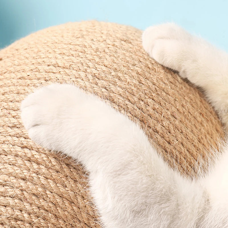 Sisal Cat Scratching Ball – Interactive Toy & Paw Grinder for Happy, Healthy Cats