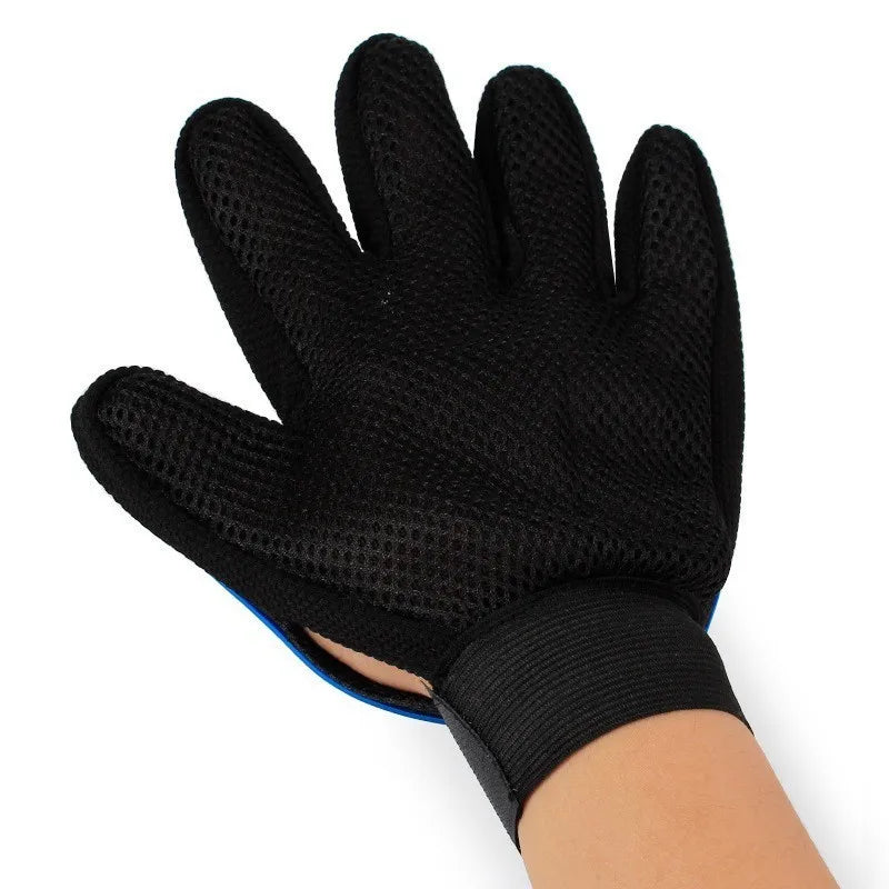 Pet Grooming Glove – Deshedding Brush & Hair Remover for Cats & Dogs