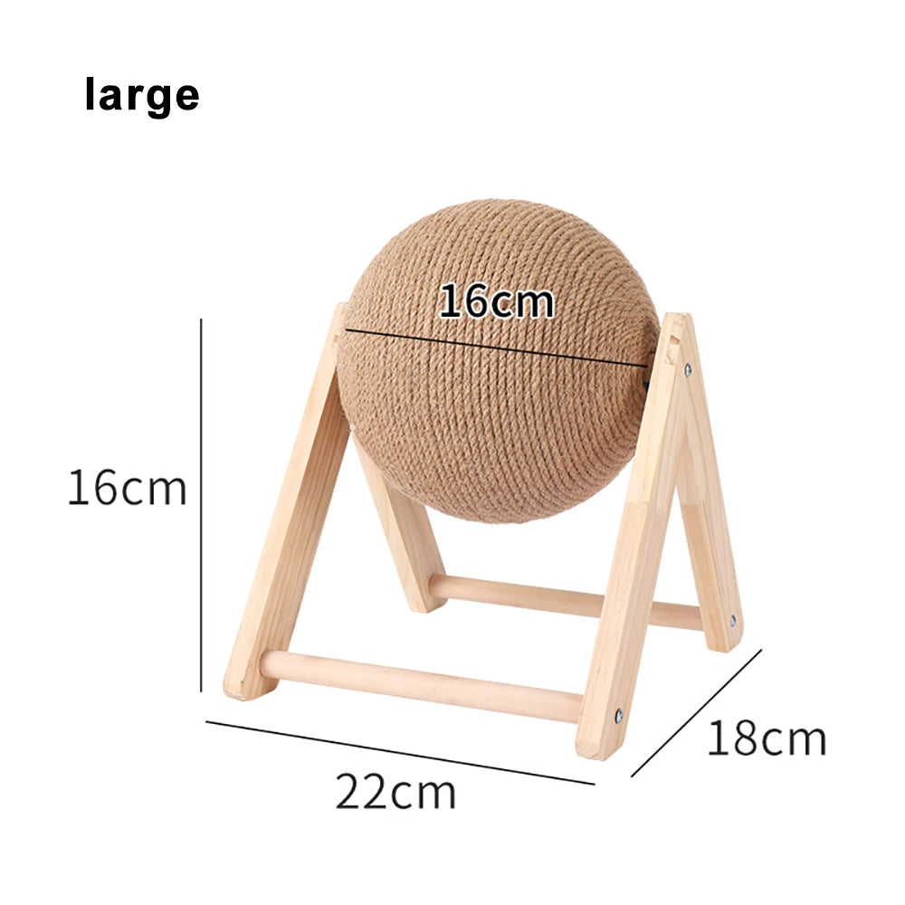 Sisal Cat Scratching Ball – Interactive Toy & Paw Grinder for Happy, Healthy Cats