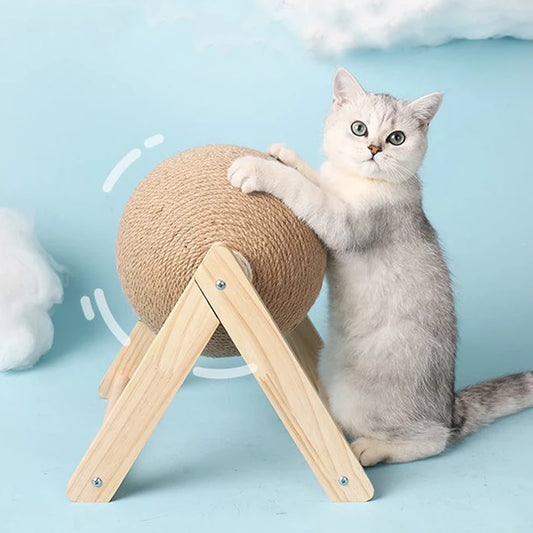 Sisal Cat Scratching Ball – Interactive Toy & Paw Grinder for Happy, Healthy Cats