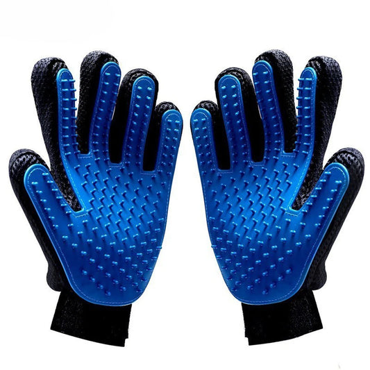 Pet Grooming Glove – Deshedding Brush & Hair Remover for Cats & Dogs