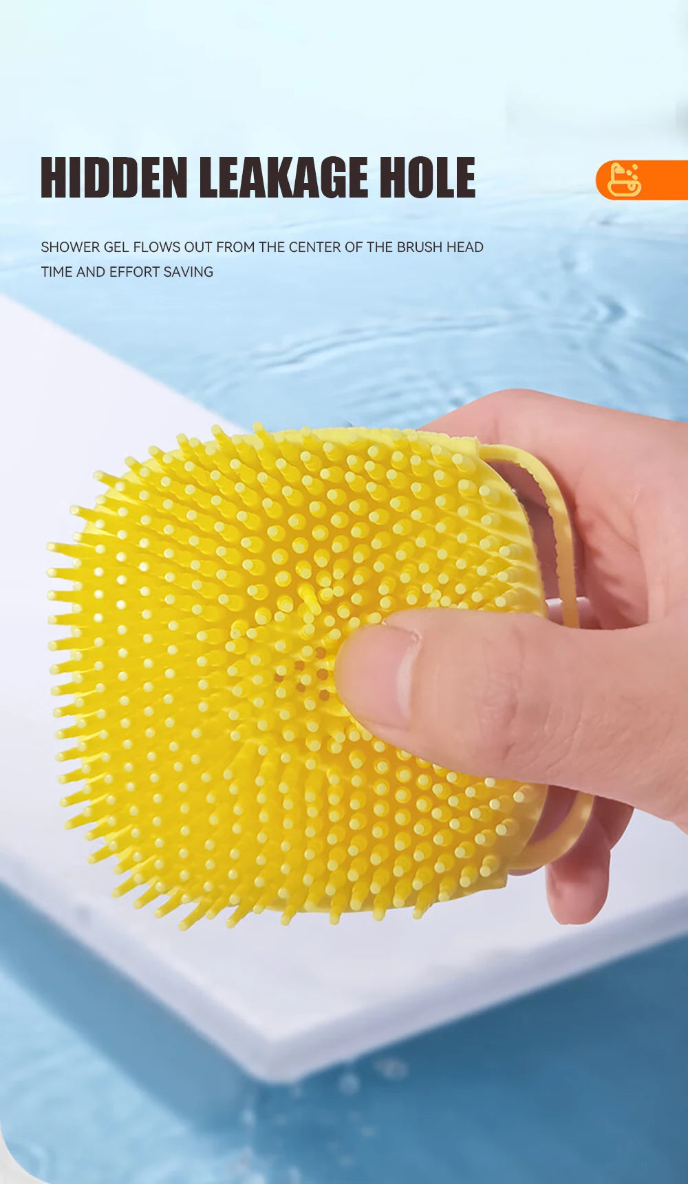 ScrubBuddy™ 2-in-1 Pet Bath Brush & Shampoo Dispenser