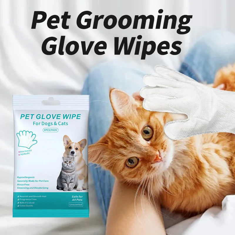 PawFresh™ Cleaning Wipe Gloves