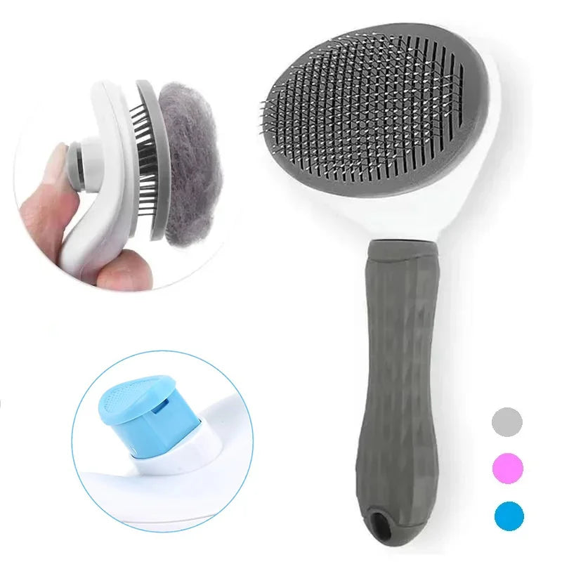 FurSweep™ Self-Cleaning Pet Hair Remover Brush – For Dogs & Cats