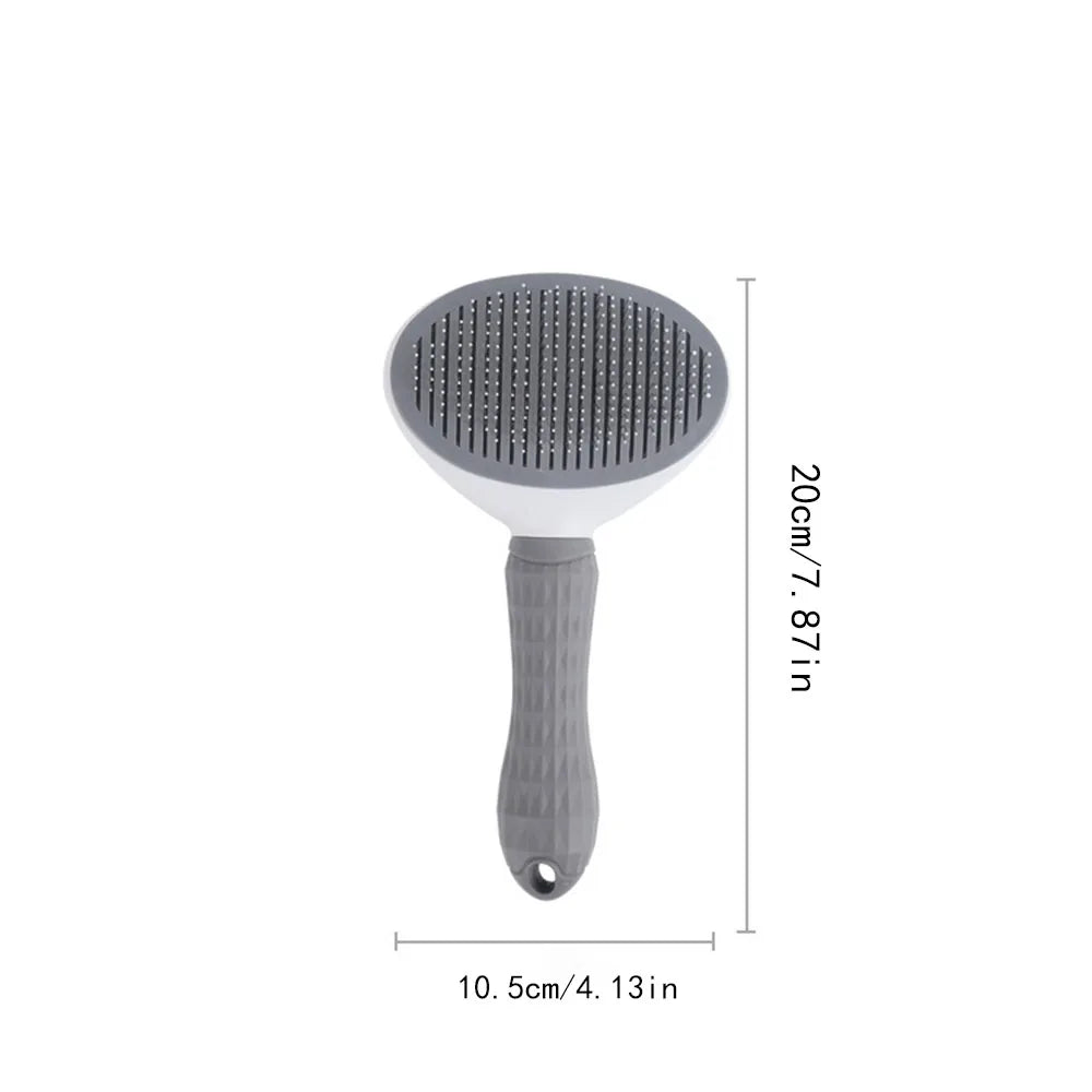 FurSweep™ One-Click Auto-Cleaning Pet Grooming Brush