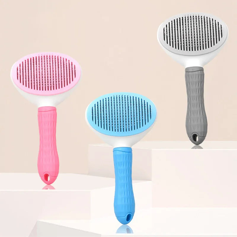GripClean™ Non-Slip Pet Hair Remover Brush