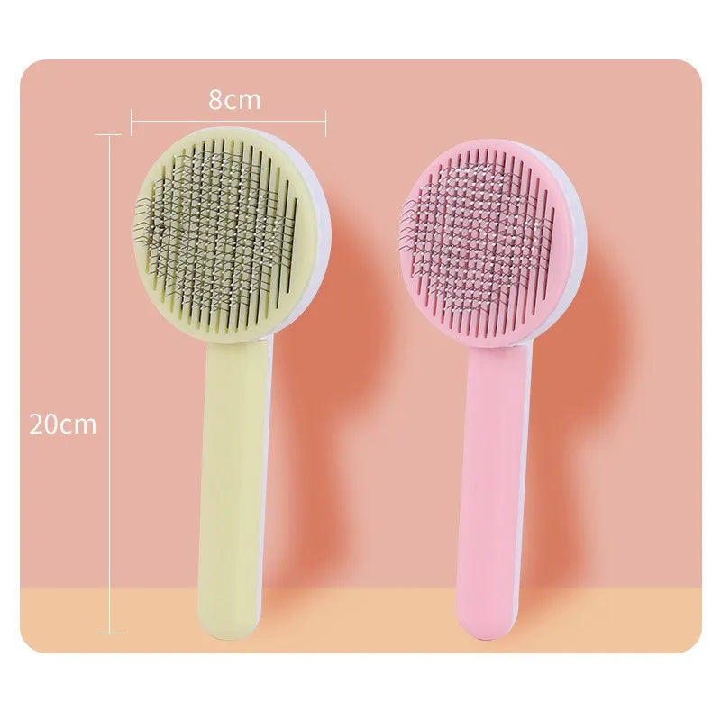 PurrEase™ Cat Hair Remover Brush – Gentle Grooming for Cats & Kittens