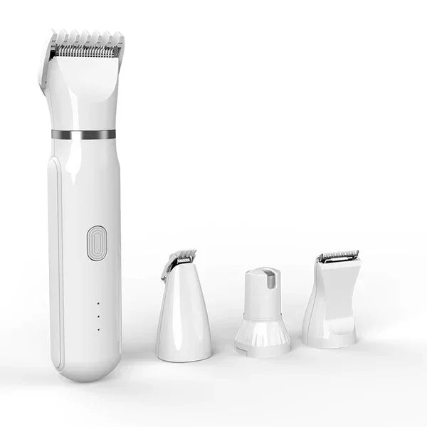 4-in-1 Pet Grooming & Care Set – Low Noise Rechargeable Clippers