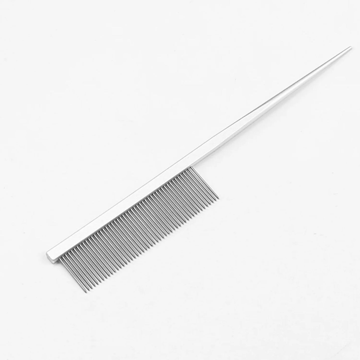 Puppy Grooming Comb Groomer For Dog Metal Groomer Pets Combs Hairbrush Cat Dog Grooming Combs Sharp Tail Row For Dog and Cat