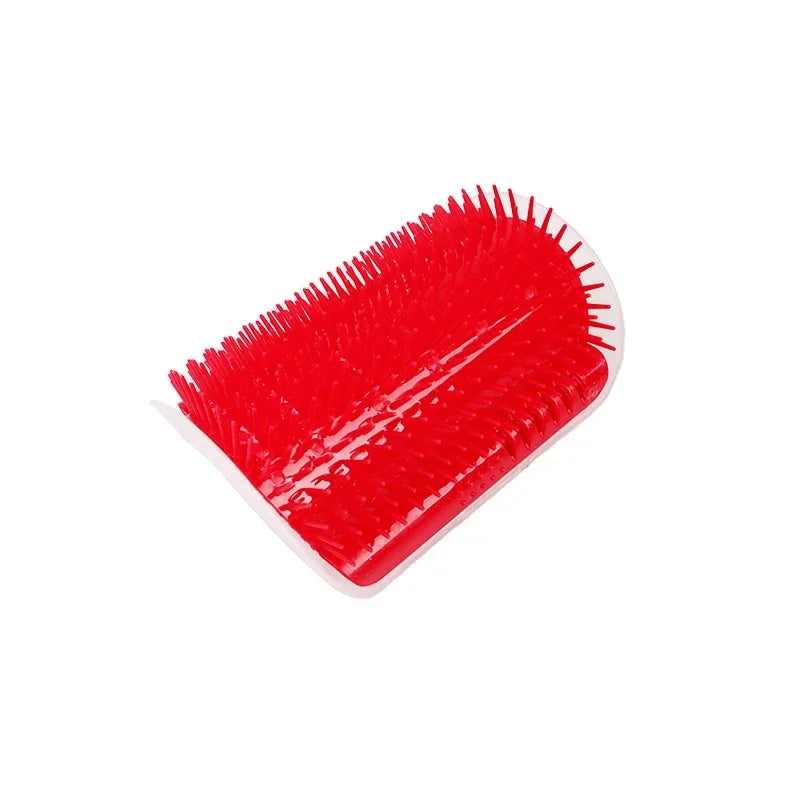 Self-Grooming Cat Corner Brush – Removable Wall-Mounted Massage Comb for Easy Hair Removal