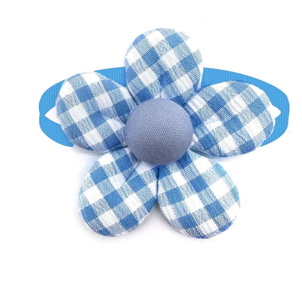 50/100pcs Adjustable Pet Bowties – Cute Lattice Style Dog Neckwear for Small Dogs & Puppies