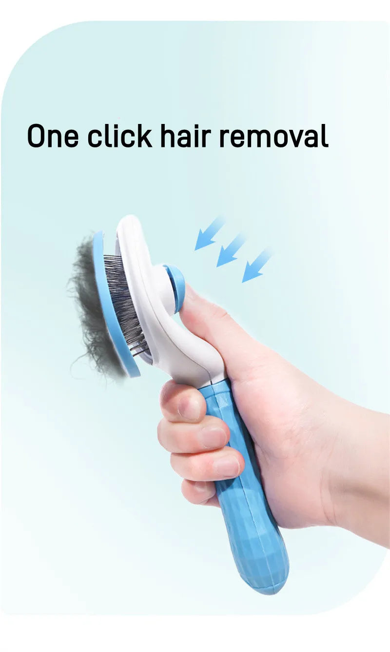 GripClean™ Non-Slip Pet Hair Remover Brush