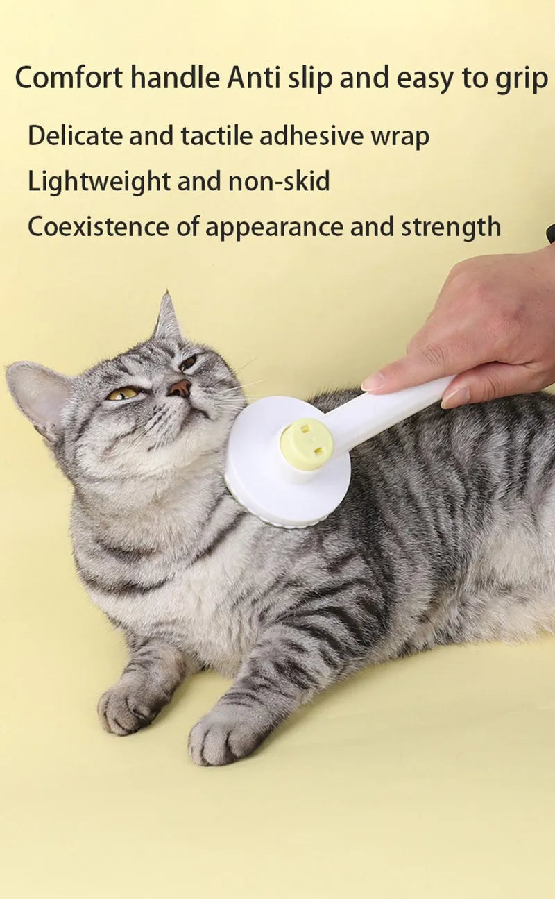 PurrEase™ Cat Hair Remover Brush – Gentle Grooming for Cats & Kittens