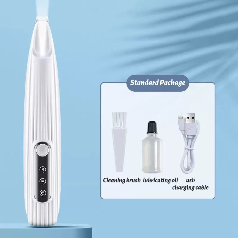 SilentGlow™ Waterproof Pet Grooming Trimmer with LED Light