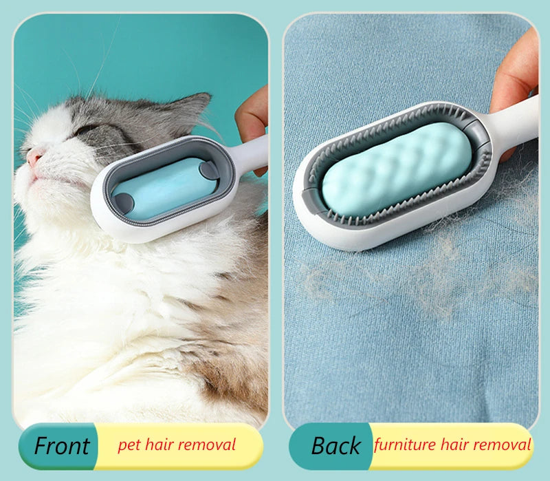 CleanSweep™ Hair Removal Comb with Wipes – Upgraded Grooming Kit for Cats & Dogs