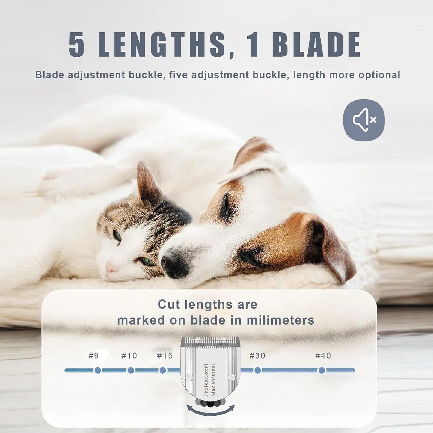 ProTrim™ 5-in-1 Adjustable Blade for Wahl Clippers