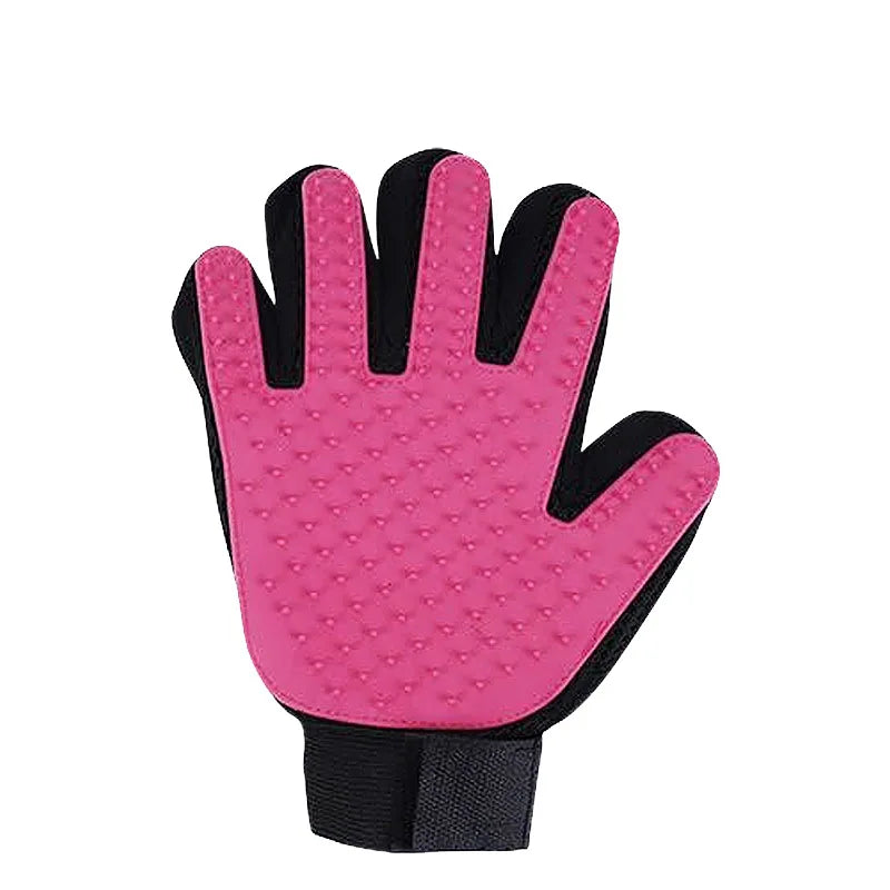 Pet Glove Cat Grooming Glove Cat Hair Deshedding Brush Gloves Dog Comb for Cats Bath Hair Remover Clean Massage Brush For Animal