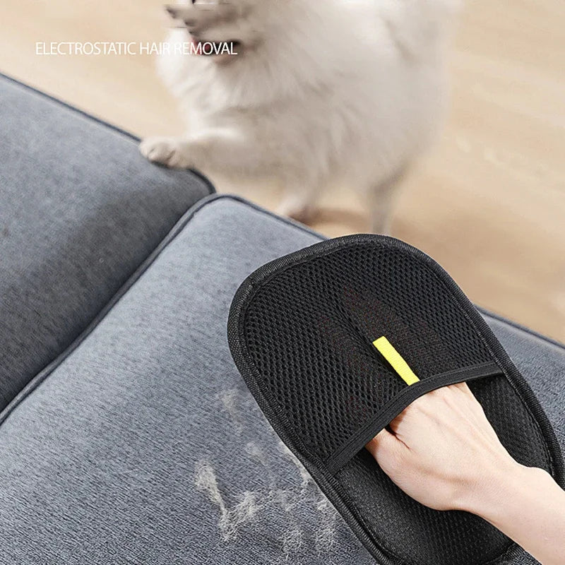 PurrfectGlide™ Cat Grooming & Hair Removal Gloves