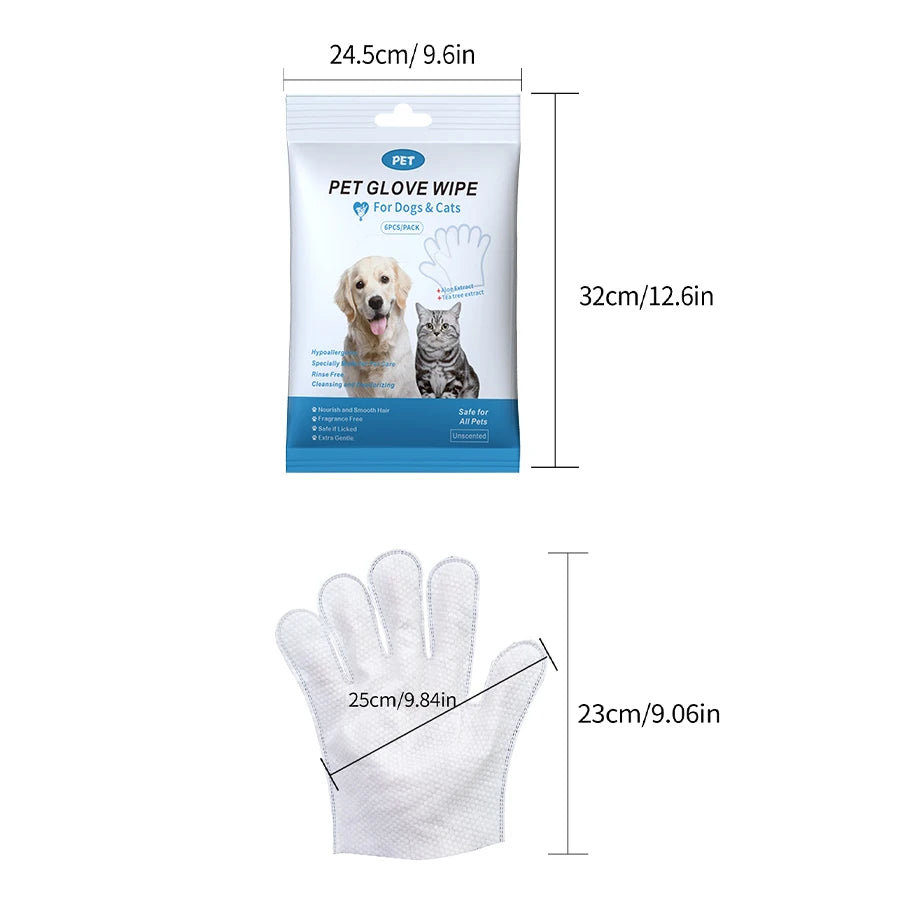 PawFresh™ Cleaning Wipe Gloves