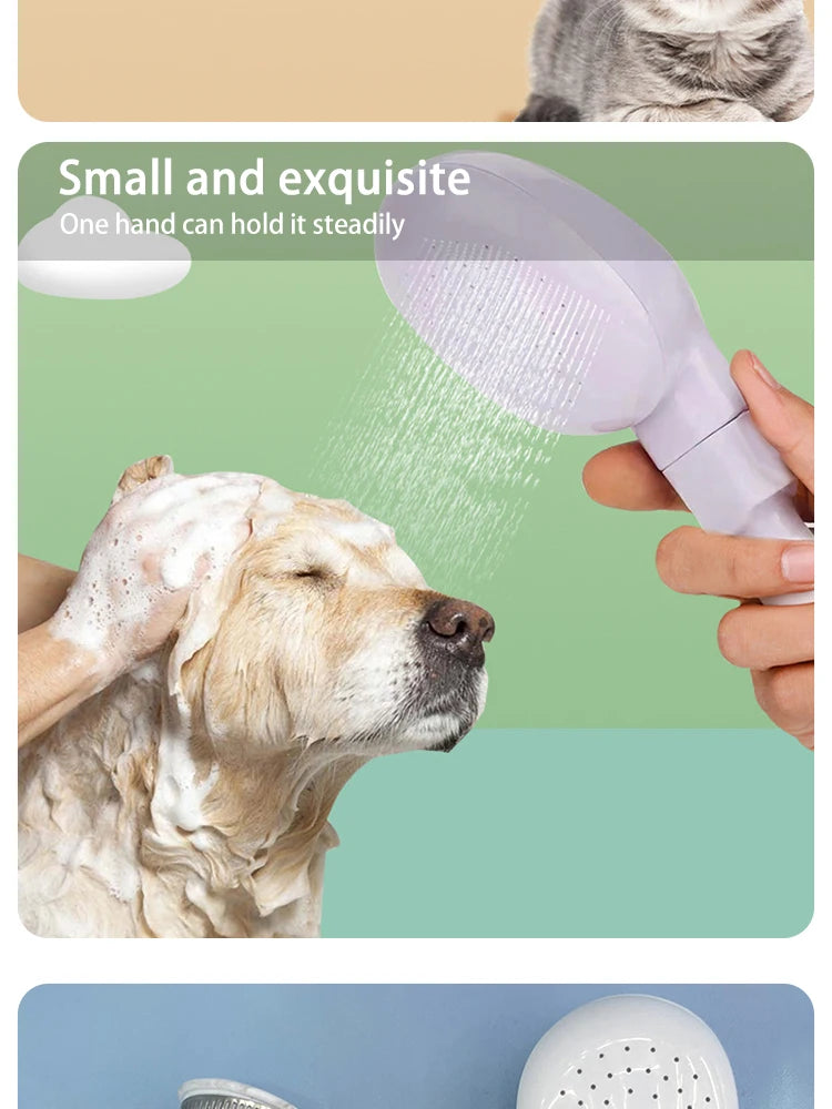 AquaPaws™ 2-in-1 Pet Bathing Sprayer – Easy Wash for Dogs & Cats