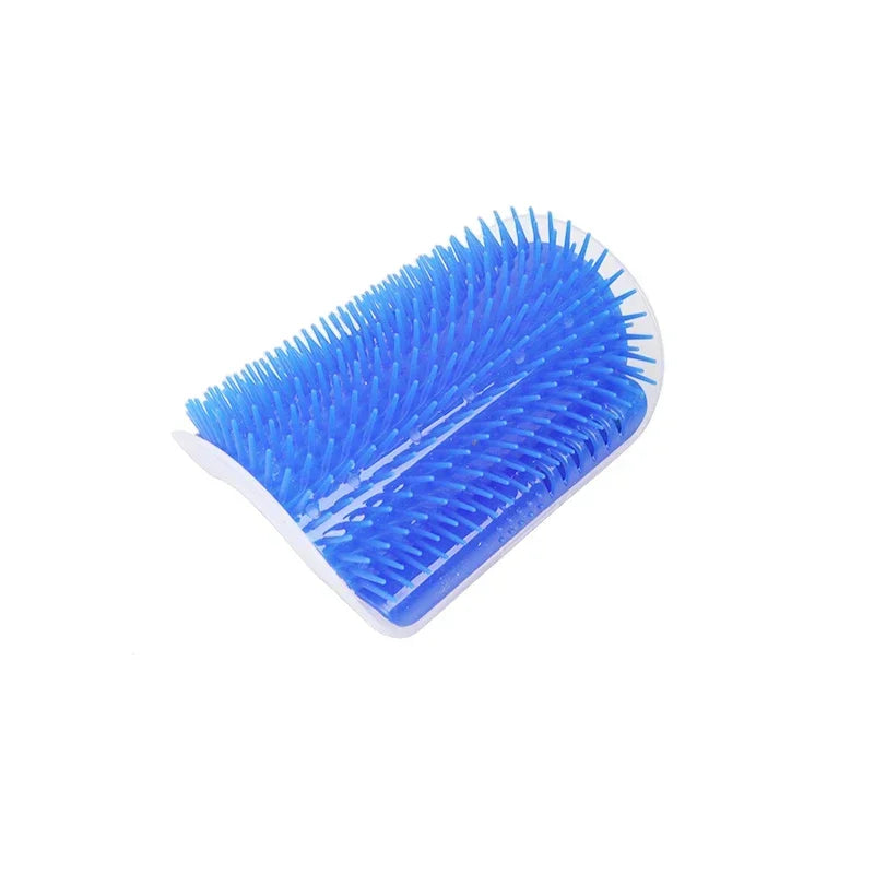 Self-Grooming Cat Corner Brush – Removable Wall-Mounted Massage Comb for Easy Hair Removal