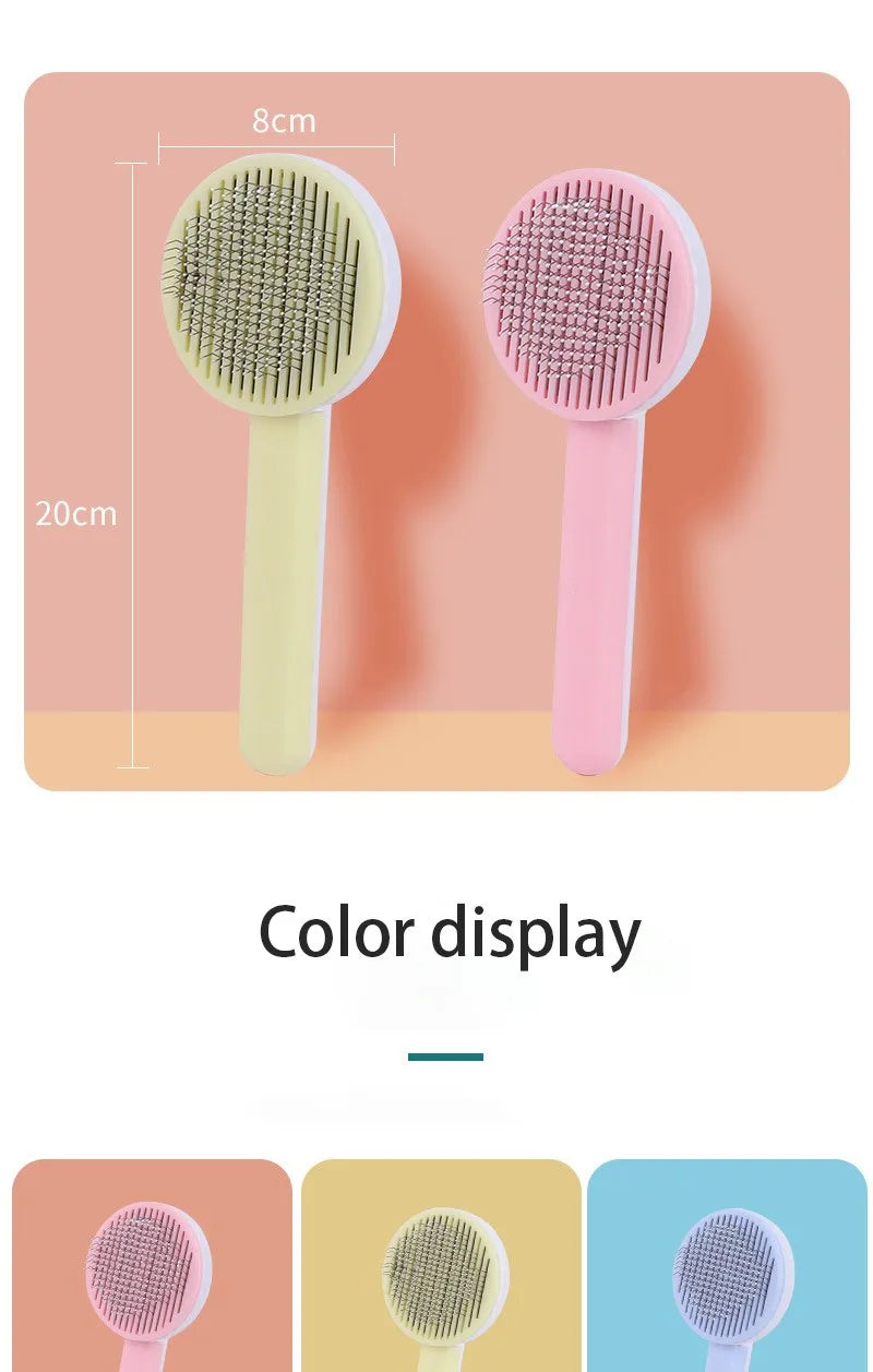 PurrEase™ Cat Hair Remover Brush – Gentle Grooming for Cats & Kittens
