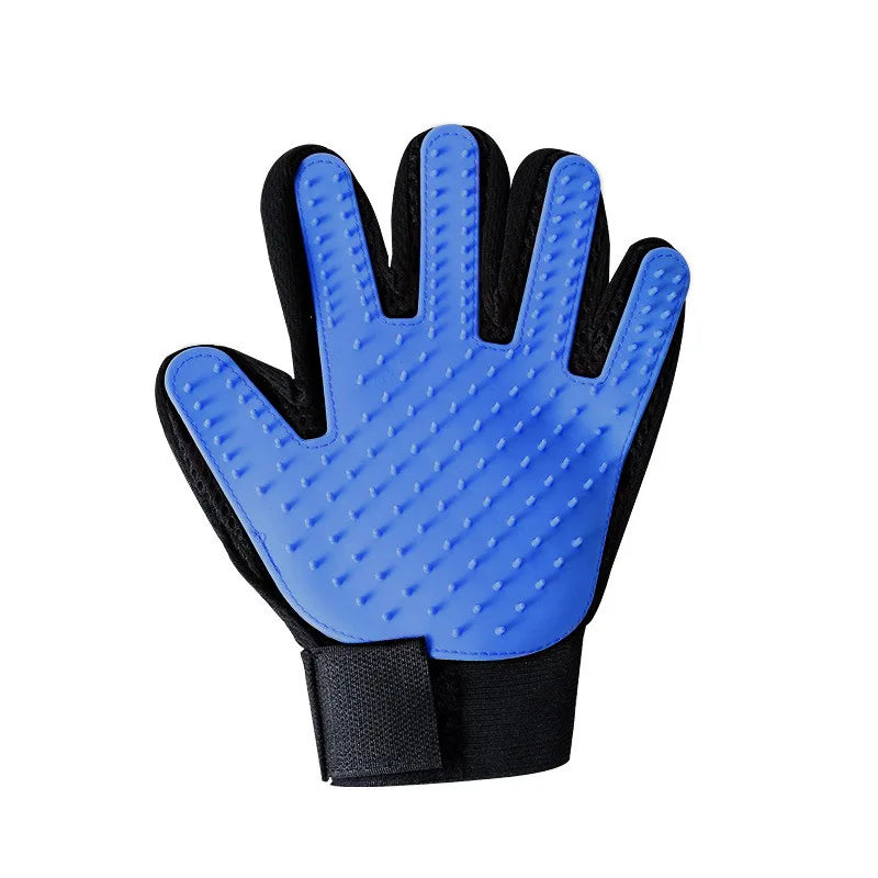 Gentle Pet Grooming Glove – Deshedding & Massage Brush for Cats, Dogs & Horses