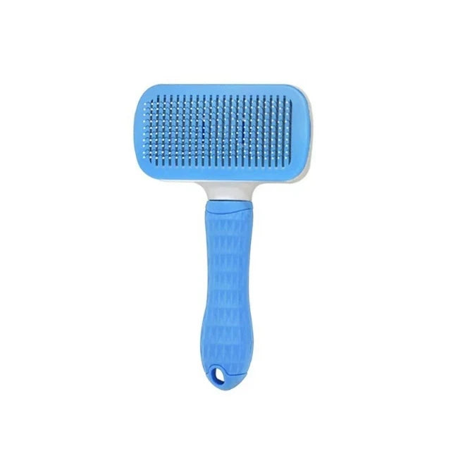 2-in-1 Pet Grooming & Hair Remover Brush – For Dogs & Cats