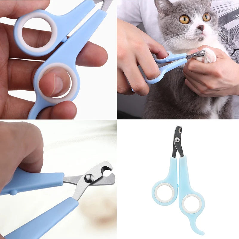 4-in-1 BunnyCare™ Grooming Kit – Tear Stain Comb, Nail Clipper & Bath Brush for Rabbits & Small Pets