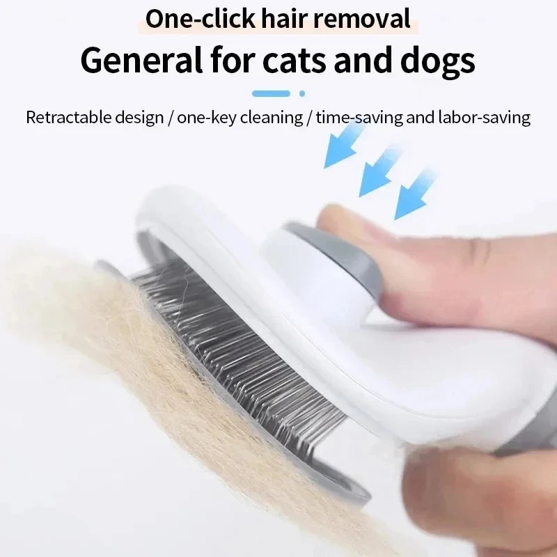 FurSweep™ Self-Cleaning Pet Hair Remover Brush – For Dogs & Cats