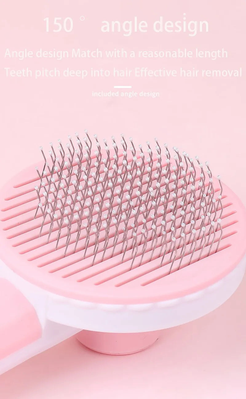 PurrEase™ Cat Hair Remover Brush – Gentle Grooming for Cats & Kittens