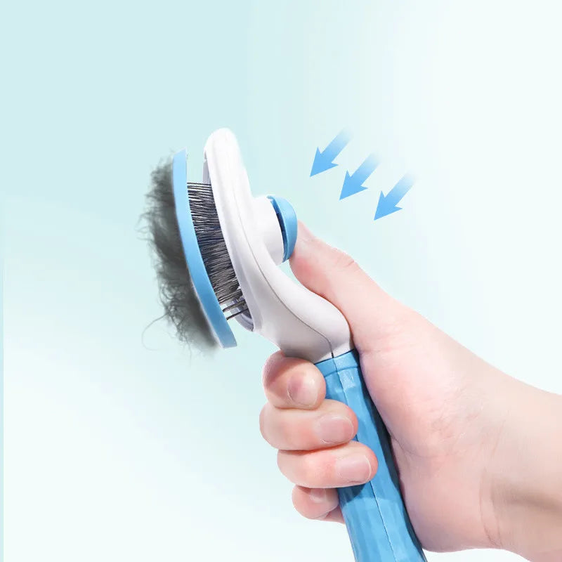 GripClean™ Non-Slip Pet Hair Remover Brush