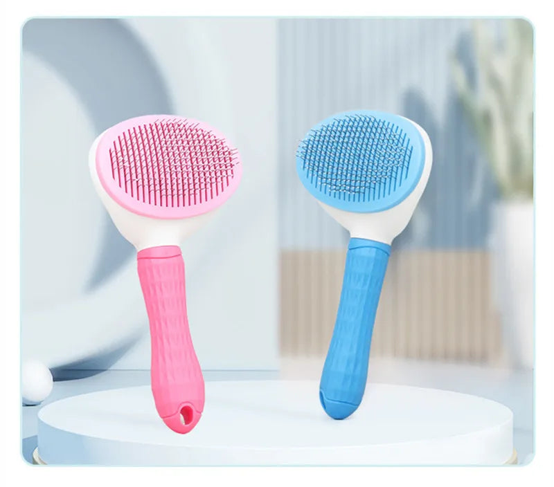 GripClean™ Non-Slip Pet Hair Remover Brush