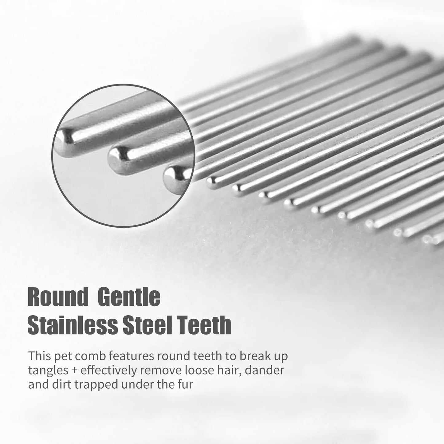 Puppy Grooming Comb Groomer For Dog Metal Groomer Pets Combs Hairbrush Cat Dog Grooming Combs Sharp Tail Row For Dog and Cat