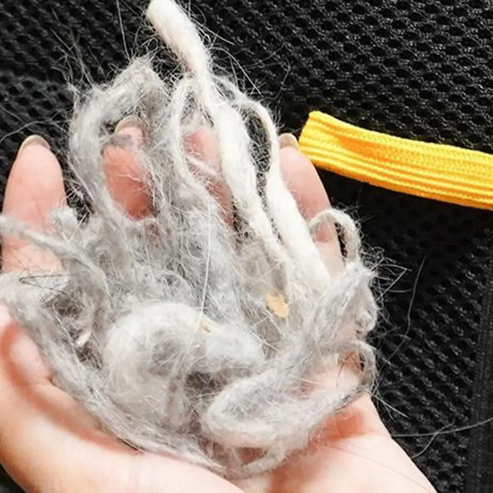 DualBrush™ Double-Sided Pet Grooming Gloves