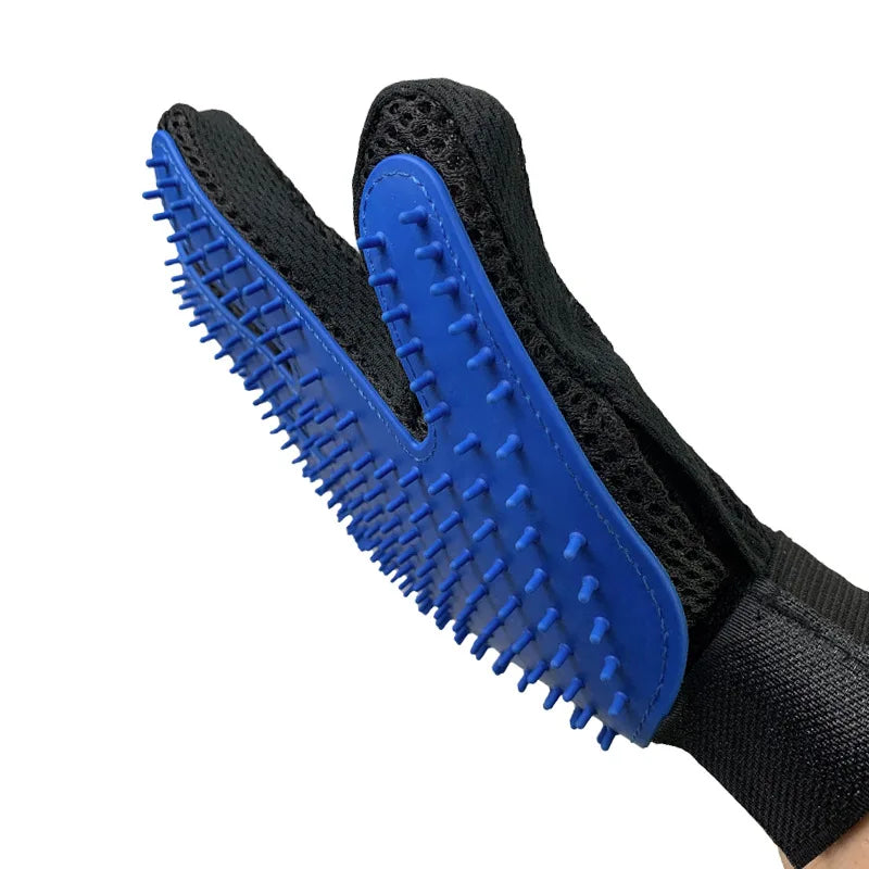 Pet Grooming Glove For Cats Brush Comb Cat Hackle Pet Deshedding Brush Glove For Animal Dog Pet Hair Gloves For Dog Grooming XW.